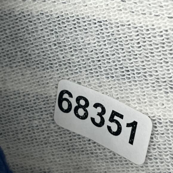 LANDS END Sweatshirt Womens XL 18 Serious Sweats Striped Jumper Pullover Blue - Picture 15 of 15